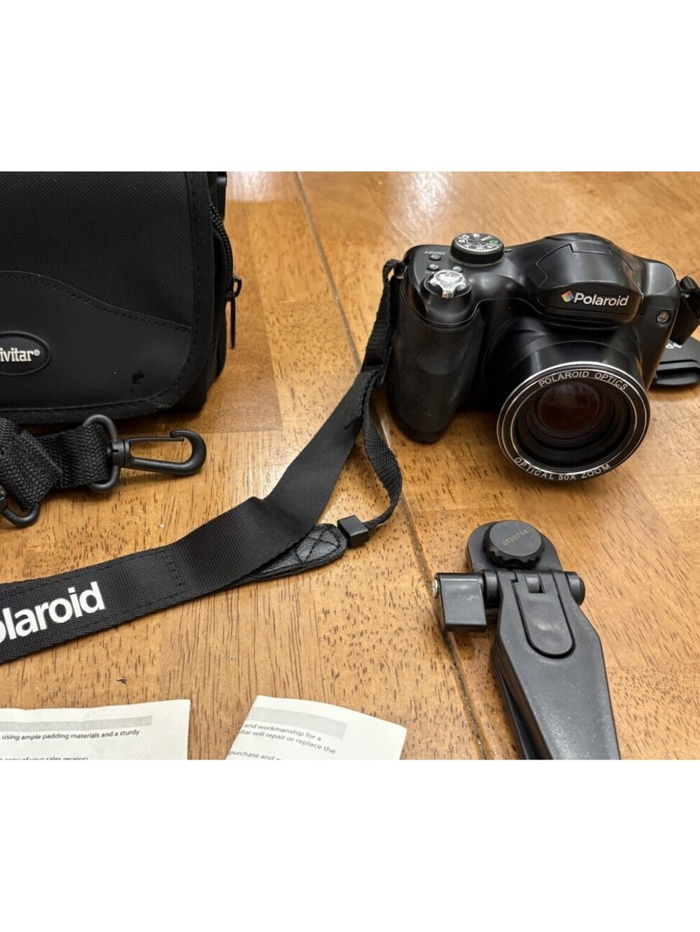 Polaroid iE5036W Bridge Cam, 18MP, 50x Op Zoom w/Case And Strap
